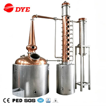 DYE-I 5000L Industrial Alcohol Distillery Equipment Commercial Copper Whisky Distiller for Sale 
